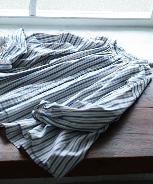 soulberry(ソウルベリー)の「あまからレシピのブラウス(シャツ/ブラウス・レディース・ネイビー・L/M/5L/4L/3L/LL)」の15枚目の写真