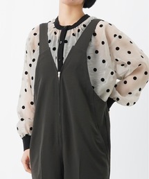 LUCA/LADY LUCK LUCA | LC/LLL シアードットフロッキー長袖カーディガン(カーディガン/ボレロ)