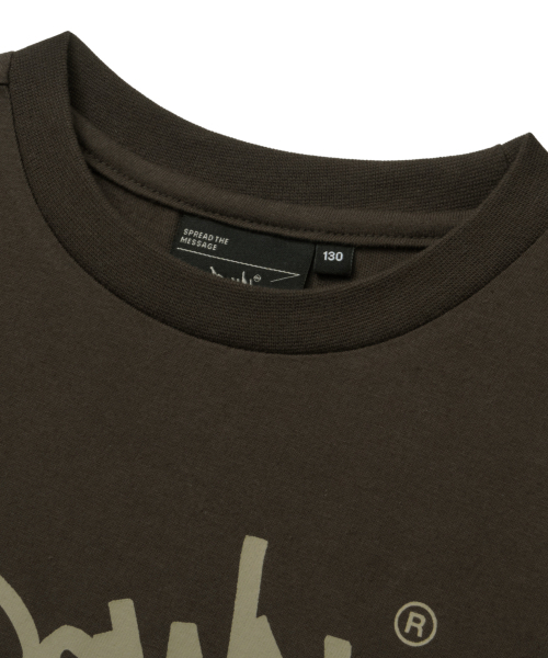 BROWNBREATH KIDS（ブラウンブレスキッズ）の「KIDS DELIVERY TAG TEE - BROWN（Tシャツ/カットソー・レディース・その他・110/120/130/140/150）」の6枚目の写真