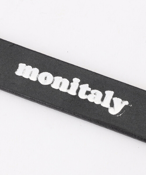 MONITALY(モニタリー)の「MONITALY/モニタリー Extended 1” Creased Belt(ベルト・メンズ・ブラック・LARGE)」の4枚目の写真