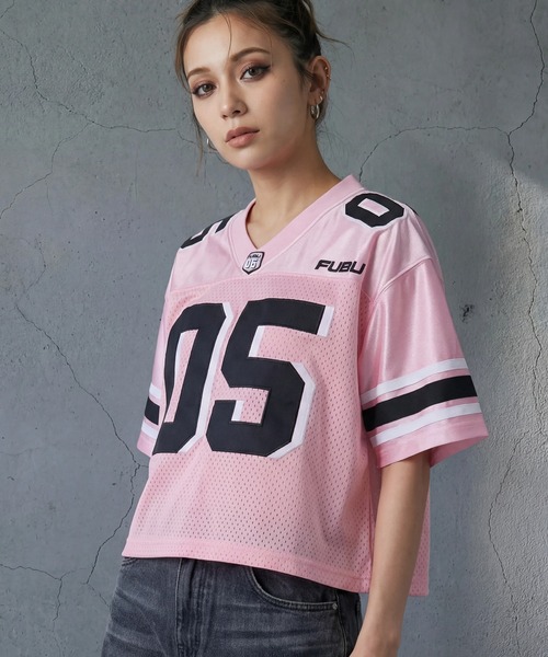FUBU( フブ)の「【FUBU/フブ】SHORT GAME SHIRTS/レディース ショートゲームシャツ(Tシャツ/カットソー・レディース・ブラック/ピンク・FREE)」の8枚目の写真