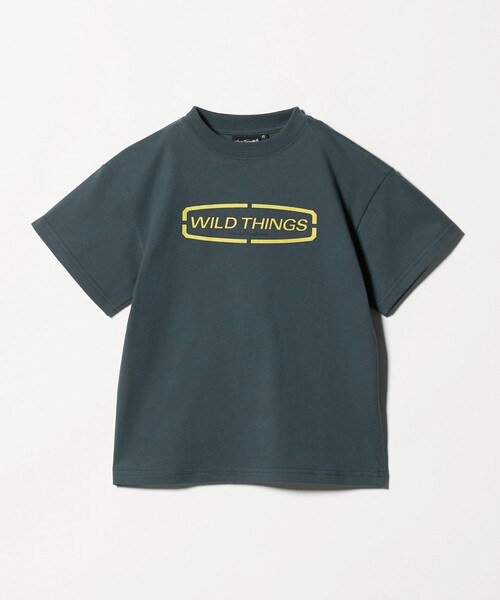 WILD THINGS(ワイルドシングス)の「【別注】<WILD THINGS> ロゴ ショートスリーブ Tシャツ / キッズ 110cm-130cm(Tシャツ/カットソー・キッズ・ホワイト/ブラック/ネイビー・XS(110-120cm)/S(120-130cm))」の4枚目の写真