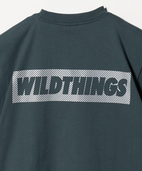 WILD THINGS(ワイルドシングス)の「【別注】<WILD THINGS> ロゴ ショートスリーブ Tシャツ / キッズ 110cm-130cm(Tシャツ/カットソー・キッズ・ホワイト/ブラック/ネイビー・XS(110-120cm)/S(120-130cm))」の9枚目の写真