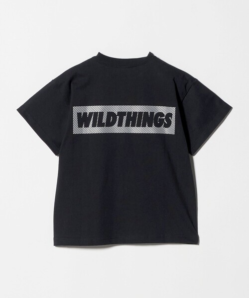WILD THINGS(ワイルドシングス)の「【別注】<WILD THINGS> ロゴ ショートスリーブ Tシャツ / キッズ 110cm-130cm(Tシャツ/カットソー・キッズ・ホワイト/ブラック/ネイビー・XS(110-120cm)/S(120-130cm))」の14枚目の写真