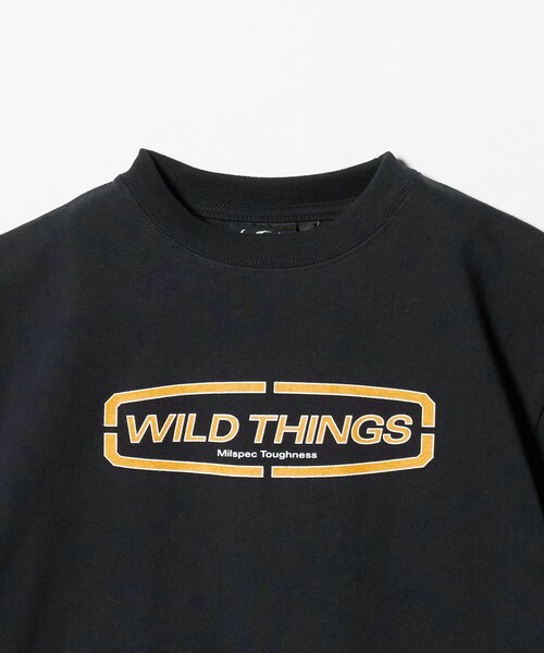 WILD THINGS(ワイルドシングス)の「【別注】<WILD THINGS> ロゴ ショートスリーブ Tシャツ / キッズ 110cm-130cm(Tシャツ/カットソー・キッズ・ホワイト/ブラック/ネイビー・XS(110-120cm)/S(120-130cm))」の15枚目の写真