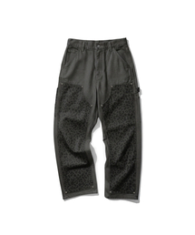 EXTRAORDINARY（エクストラオーディナリー）の「LEOPARD PANEL DOUBLE KNEE PANTS GREY（その他パンツ）」