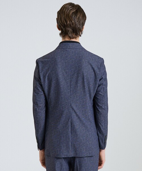 DESIGNWORKS(デザインワークス)の「【セットアップ対応】ナイロントリコット ダブルプリント ジャケット / ストレッチ / パッカブル仕様(テーラードジャケット・メンズ・グレー/ネイビー・46/44/52/50/48)」の8枚目の写真