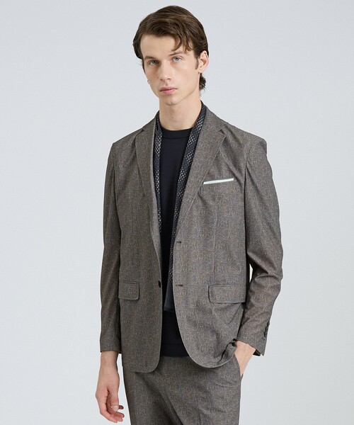 DESIGNWORKS(デザインワークス)の「【セットアップ対応】ナイロントリコット ダブルプリント ジャケット / ストレッチ / パッカブル仕様(テーラードジャケット・メンズ・グレー/ネイビー・46/44/52/50/48)」の18枚目の写真