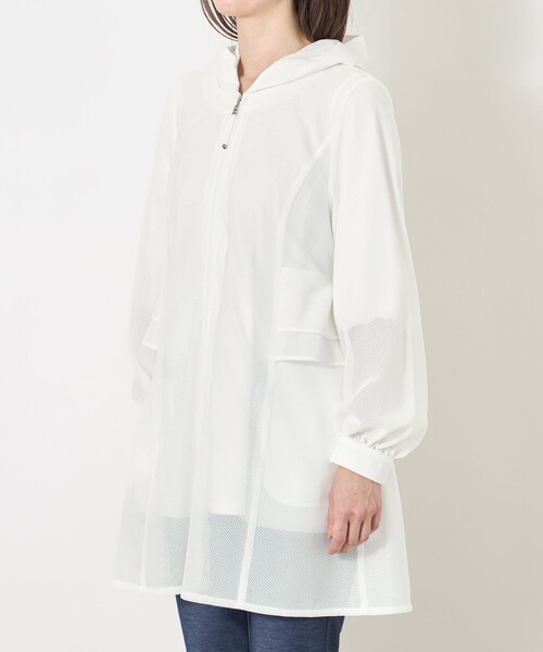 TO BE CHIC（トゥー ビー シック）の「ラッセルエアリー ロングブルゾン（ブルゾン・レディース・ブラック/オフホワイト・40）」の6枚目の写真