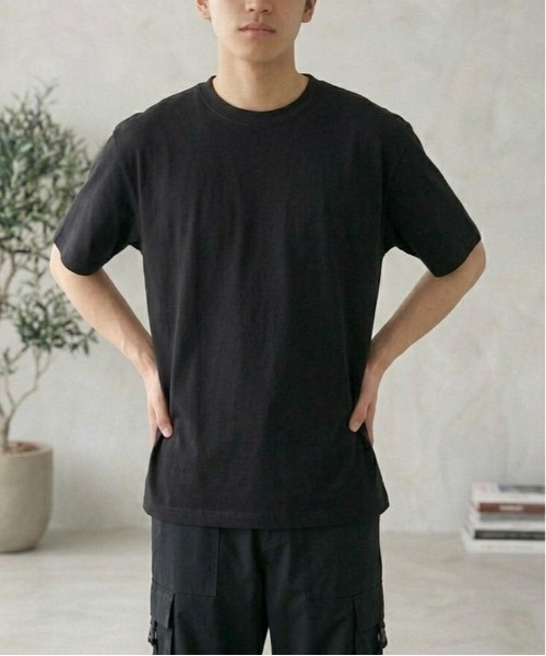 NEWTRAL PRODUCTS(ニュートラルプロダクツ)の「【NEWTRAL/ニュートラル】5.6oz半袖無地Tシャツ ユニセックス(Tシャツ/カットソー・レディース・ベージュ/ネイビー/ロイヤルブルー/ライトアッシュグレー/レッド/チャコールグレー/杢グレー/ダークグリーン/サックスブルー/スモークピンク・SMALL/MEDIUM/LARGE/X-LARGE)」の15枚目の写真