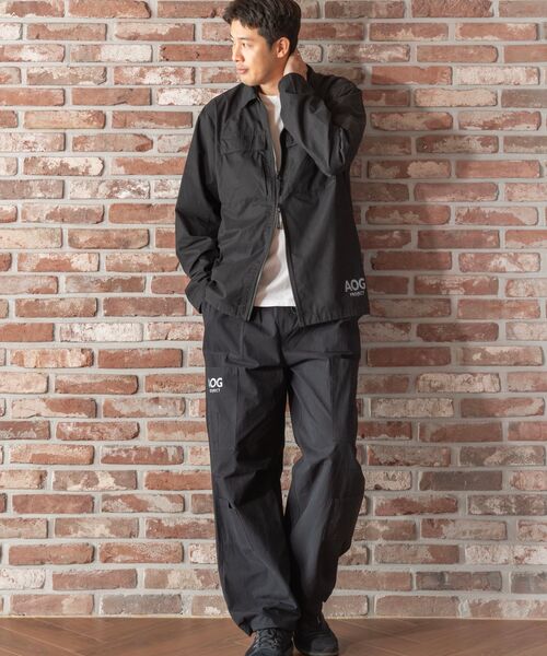 AOG PROJECT(エイオージープロジェクト)の「シグネチャーカーゴパンツ(ブラック)(その他パンツ・メンズ・ブラック・LARGE/X-LARGE)」の4枚目の写真