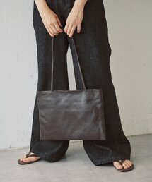 SHENERY | 【ポーチ付き】レザープレーンBAG(トートバッグ)