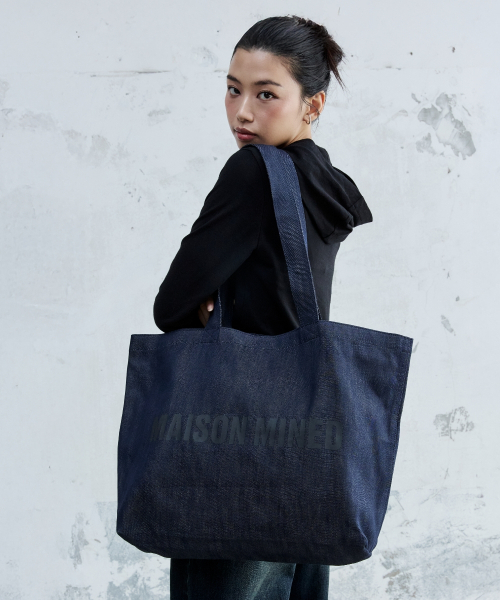 MAISON MINED（メゾンミネド）の「MAISON ECO BAG INDIGO（ショルダーバッグ・メンズ・その他・FREE）」の3枚目の写真