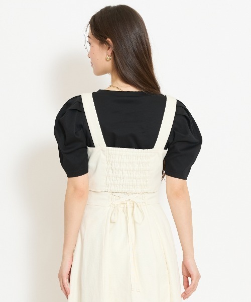 WILLSELECTION(ウィルセレクション)の「【セットアップ対応】ボタン付きデニムビスチェ(その他トップス・レディース・オフホワイト/ネイビー/ピンク・FREE)」の6枚目の写真