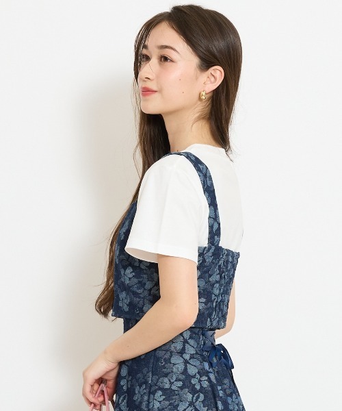WILLSELECTION(ウィルセレクション)の「【セットアップ対応】ボタン付きデニムビスチェ(その他トップス・レディース・オフホワイト/ネイビー/ピンク・FREE)」の16枚目の写真