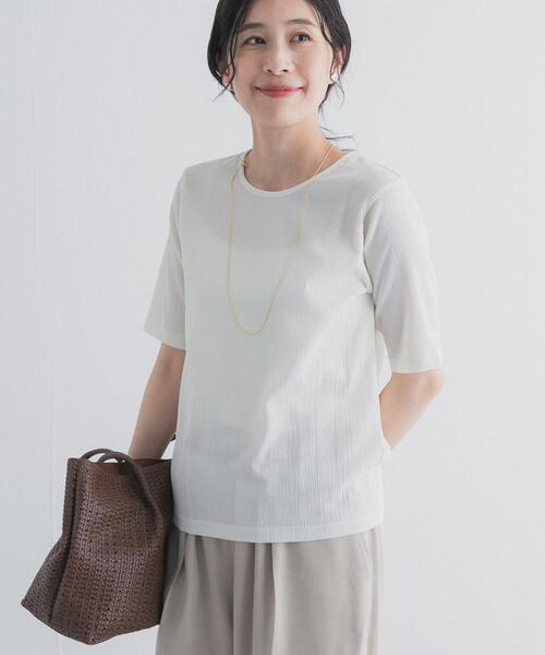 セール】5分袖楊柳カットTシャツ（Tシャツ/カットソー）｜URBAN