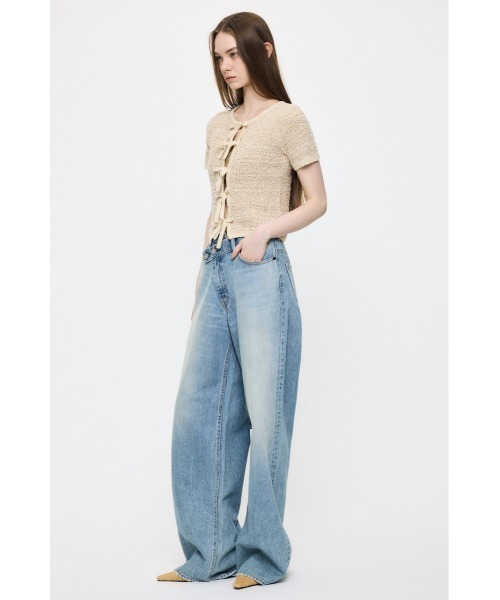 FRONT RIBBON KNIT カーディガン（カーディガン/ボレロ）｜MOUSSY