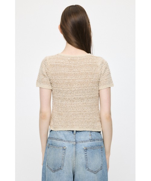 moussy フロントリボンカーディガン FRONT RIBBON KNIT カーディガン（カーディガン/ボレロ）｜MOUSSY