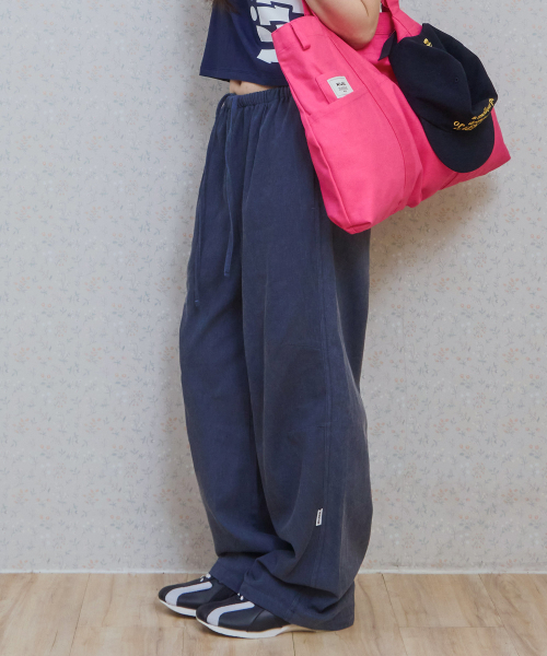 ke613. Move Pigment Wide Pants Navy（その他パンツ）｜KIJIKO