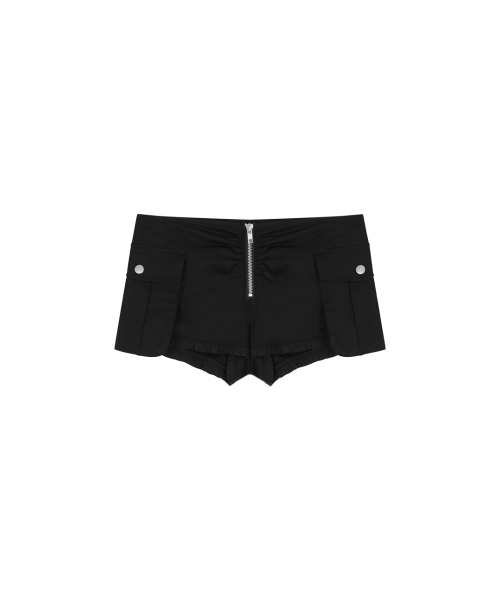 41PRAY（サイルプレイ）の「Big Pocket Frill Shorts / Black（その他パンツ・レディース・ブラック・1/2）」の8枚目の写真