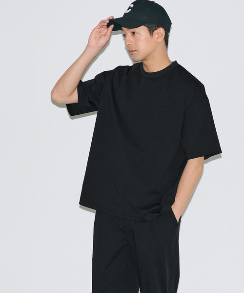 coca(coca)(コカ)の「\UVカット・速乾・乾燥機OK/ 4wayストレッチ半袖トップス(Tシャツ/カットソー・メンズ・ブラウン/アイボリー/ネイビー/ブラック・L/M/XL)」の8枚目の写真