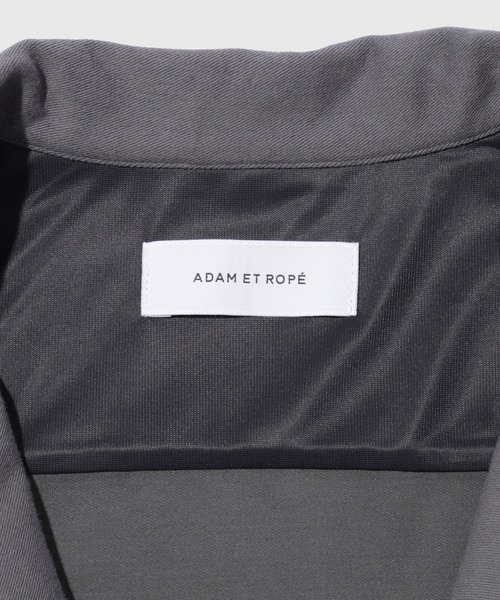 ADAM ET ROPE'(アダムエロペ)の「【MINUS】オープンカラーシャツ / 接触冷感 / 遮熱 / UVカット / 吸水拡散(シャツ/ブラウス・メンズ・ホワイト/ネイビー/チャコールグレー/ブラック・L/M)」の8枚目の写真