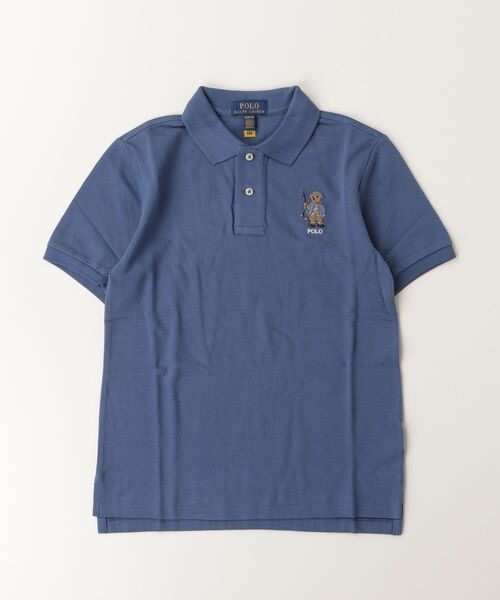 POLO RALPH LAUREN CHILDRENSWEAR(ポロ ラルフ ローレン チルドレンズウェア)の「Polo ベア コットン メッシュ ポロシャツ(ポロシャツ・キッズ・ネイビー系1・L/M/S/XL)」の3枚目の写真
