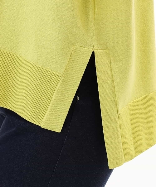 MK MICHEL KLEIN（エムケーミッシェルクラン）の「[UVカット/接触冷感/洗える]Vネックニットプルオーバー（ニット/セーター・レディース・レモンイエロー/ネイビー/ブルー/ホワイト・38）」の13枚目の写真