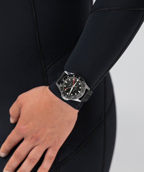 HAMILTON（ハミルトン）の「HAMILTON [ハミルトン] 腕時計 Khaki Navy （カーキ ネイビー） Scuba GMT 自動巻き 43MM ブラック×ブラック（アナログ腕時計・メンズ・ブラック・FREE）」の8枚目の写真