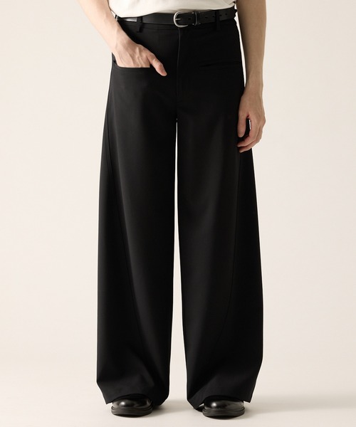 CLEL(クレイル)の「【CLEL】Grace Cloth Front Pocket 3D Pants / グレイスクロス フロントポケット3Dパンツ(スラックス・メンズ・ダークウッド/グレー/ブラック・XS/S/M/L)」の13枚目の写真