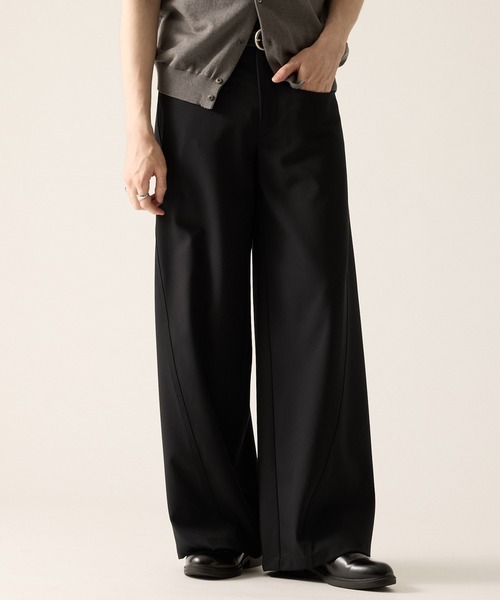 CLEL(クレイル)の「【CLEL】Grace Cloth Front Pocket 3D Pants / グレイスクロス フロントポケット3Dパンツ(スラックス・メンズ・ダークウッド/グレー/ブラック・XS/S/M/L)」の16枚目の写真