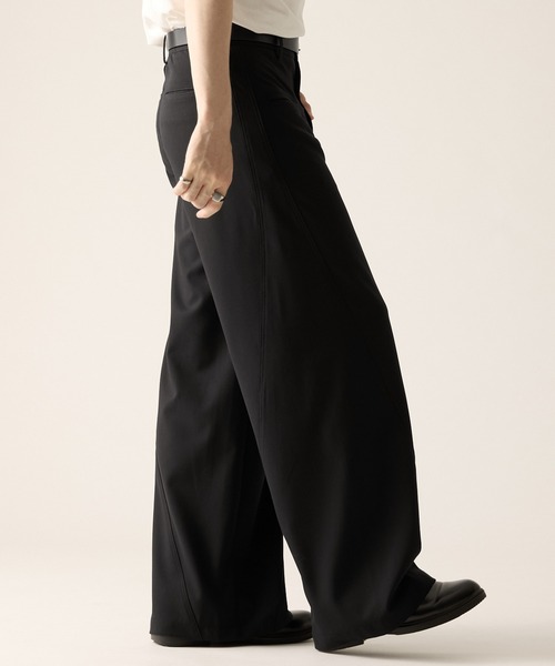 CLEL(クレイル)の「【CLEL】Grace Cloth Front Pocket 3D Pants / グレイスクロス フロントポケット3Dパンツ(スラックス・メンズ・ダークウッド/グレー/ブラック・XS/S/M/L)」の18枚目の写真