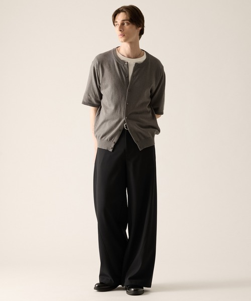 CLEL(クレイル)の「【CLEL】Grace Cloth Front Pocket 3D Pants / グレイスクロス フロントポケット3Dパンツ(スラックス・メンズ・ダークウッド/グレー/ブラック・XS/S/M/L)」の19枚目の写真