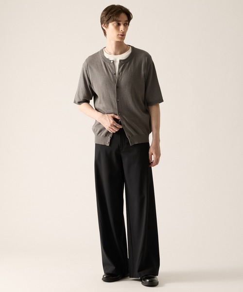 CLEL(クレイル)の「【CLEL】Grace Cloth Front Pocket 3D Pants / グレイスクロス フロントポケット3Dパンツ(スラックス・メンズ・ダークウッド/グレー/ブラック・XS/S/M/L)」の20枚目の写真