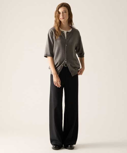 CLEL(クレイル)の「【CLEL】Grace Cloth Front Pocket 3D Pants / グレイスクロス フロントポケット3Dパンツ(スラックス・メンズ・ダークウッド/グレー/ブラック・XS/S/M/L)」の21枚目の写真