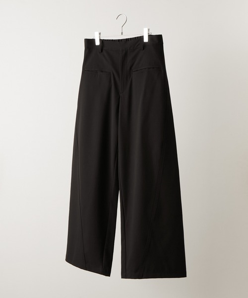 CLEL(クレイル)の「【CLEL】Grace Cloth Front Pocket 3D Pants / グレイスクロス フロントポケット3Dパンツ(スラックス・メンズ・ダークウッド/グレー/ブラック・XS/S/M/L)」の4枚目の写真