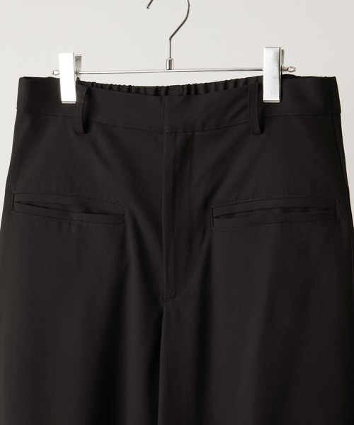 CLEL(クレイル)の「【CLEL】Grace Cloth Front Pocket 3D Pants / グレイスクロス フロントポケット3Dパンツ(スラックス・メンズ・ダークウッド/グレー/ブラック・XS/S/M/L)」の7枚目の写真