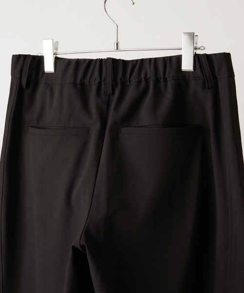 CLEL(クレイル)の「【CLEL】Grace Cloth Front Pocket 3D Pants / グレイスクロス フロントポケット3Dパンツ(スラックス・メンズ・ダークウッド/グレー/ブラック・XS/S/M/L)」の8枚目の写真