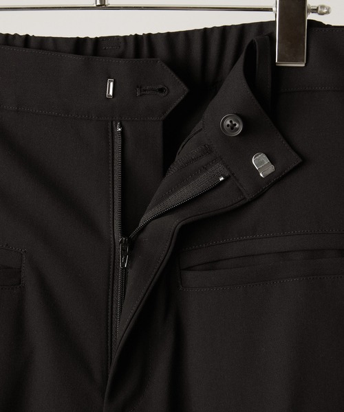 CLEL(クレイル)の「【CLEL】Grace Cloth Front Pocket 3D Pants / グレイスクロス フロントポケット3Dパンツ(スラックス・メンズ・ダークウッド/グレー/ブラック・XS/S/M/L)」の9枚目の写真