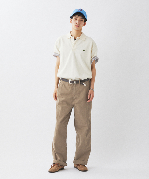 SAVE KHAKI UNITED(セーブカーキユナイテッド)の「SAVE KHAKI UNITED / セーブ カーキ ユナイテッド 別注 ピグメント ワイド チノ(チノパンツ・メンズ・ベージュ/ピンク/チョコ・34/32/30)」の18枚目の写真