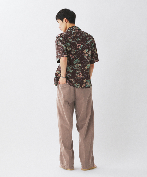 SAVE KHAKI UNITED(セーブカーキユナイテッド)の「SAVE KHAKI UNITED / セーブ カーキ ユナイテッド 別注 ピグメント ワイド チノ(チノパンツ・メンズ・ベージュ/ピンク/チョコ・34/32/30)」の9枚目の写真