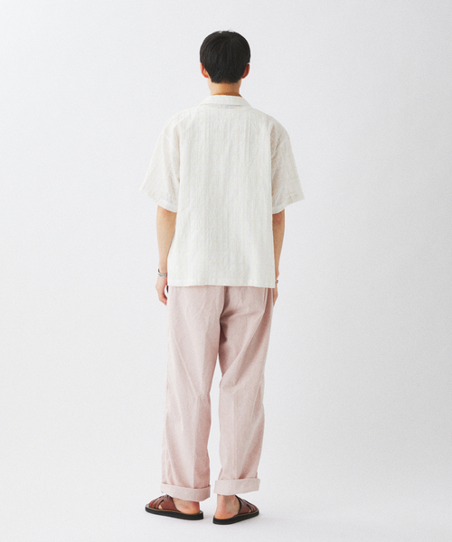 SAVE KHAKI UNITED(セーブカーキユナイテッド)の「SAVE KHAKI UNITED / セーブ カーキ ユナイテッド 別注 ピグメント ワイド チノ(チノパンツ・メンズ・ベージュ/ピンク/チョコ・34/32/30)」の17枚目の写真