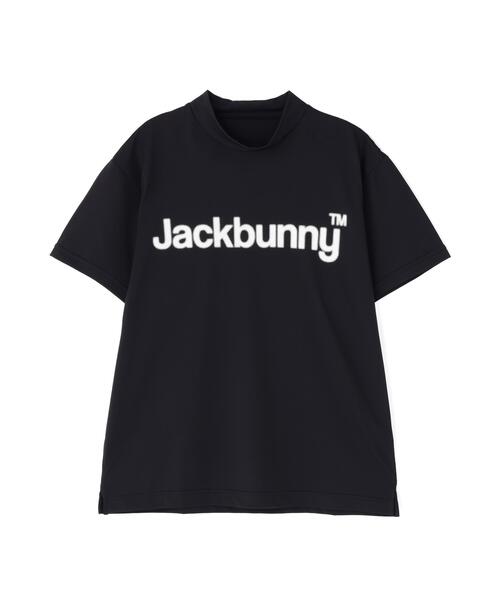 Jack Bunny!!（ジャックバニー）の「【Jack Bunny!!】ハイストレッチ変形メッシュ半袖モックネックカットソー（Tシャツ/カットソー・レディース・ブラック/ホワイト・LARGE/MEDIUM/SMALL）」の6枚目の写真