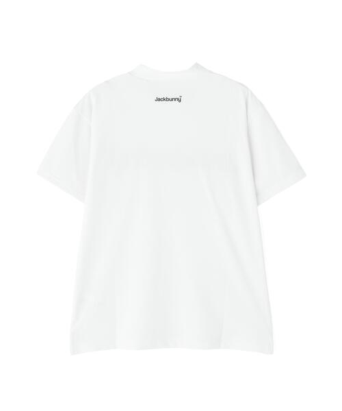 Jack Bunny!!（ジャックバニー）の「【Jack Bunny!!】ハイストレッチ変形メッシュ半袖モックネックカットソー（Tシャツ/カットソー・レディース・ブラック/ホワイト・LARGE/MEDIUM/SMALL）」の17枚目の写真