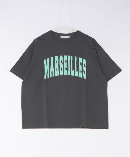 Scrap Book（スクラップブック）の「【ALL HOURS】6.5OZ FINE COMA MARSEILLES（Tシャツ/カットソー・レディース・ホワイト/グレー系その他/パープル系その他・1）」の3枚目の写真