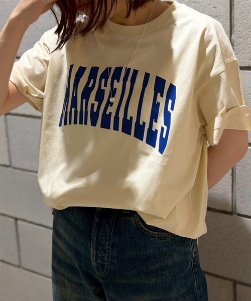 Scrap Book（スクラップブック）の「【ALL HOURS】6.5OZ FINE COMA MARSEILLES（Tシャツ/カットソー・レディース・ホワイト/グレー系その他/パープル系その他・1）」の7枚目の写真