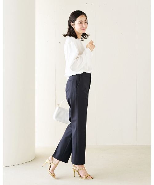 DoCLASSE( ドゥクラッセ)の「ストレッチダブルクロス・スティックパンツ69cm(その他パンツ・レディース・ホワイト/ベージュ/レッド/ネイビー・11/13/15 /17/9/7)」の17枚目の写真