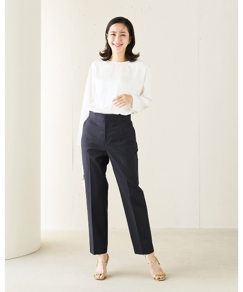 DoCLASSE( ドゥクラッセ)の「ストレッチダブルクロス・スティックパンツ69cm(その他パンツ・レディース・ホワイト/ベージュ/レッド/ネイビー・11/13/15 /17/9/7)」の18枚目の写真
