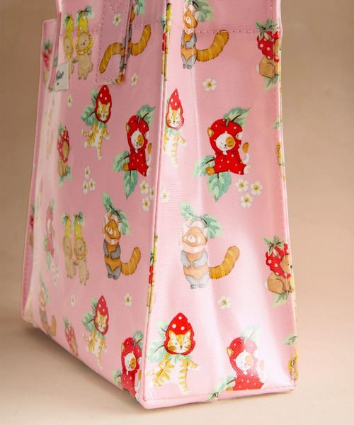 Cath Kidston(キャスキッドソン)の「スモール ブックバッグ Friendly Fruit(ハンドバッグ・レディース・ピンク・FREE)」の4枚目の写真