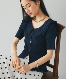 セール】【着回し力抜群】ペーパーヤーンニットベスト（ニット